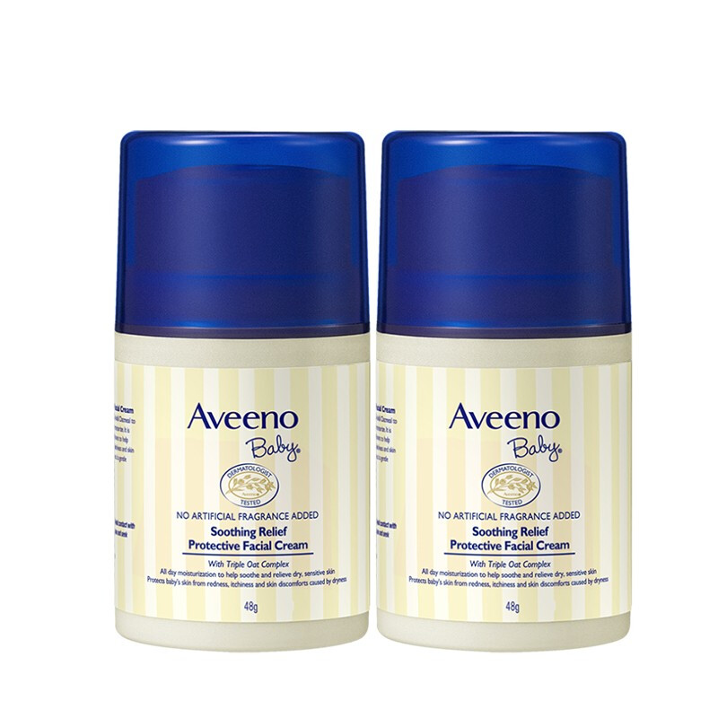 PLUS会员：Aveeno 艾惟诺 婴儿面霜 48g*2 136.05元包邮（需用券）