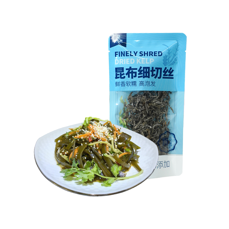 俊芝林 山东海带丝 40g 尝鲜套餐（2包） 2.9元（需用券）