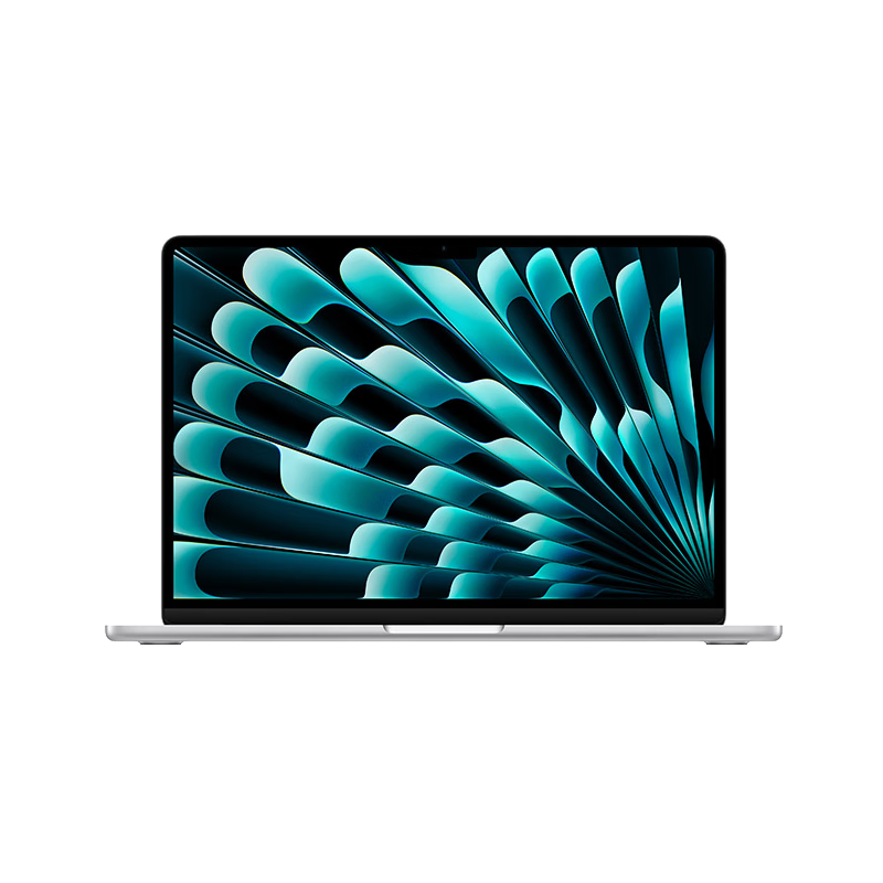 PLUS会员：Apple/苹果AI笔记本/2024MacBookAir13.6英寸M3(8+8核)8G256G银色电脑MRXQ3CH/A 5