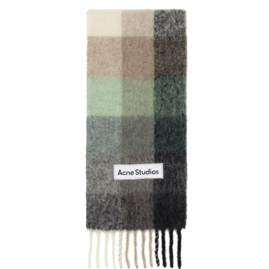 Acne Studios 多色 Mohair Checked 圍巾 6.1折 $214（約1541.76元）