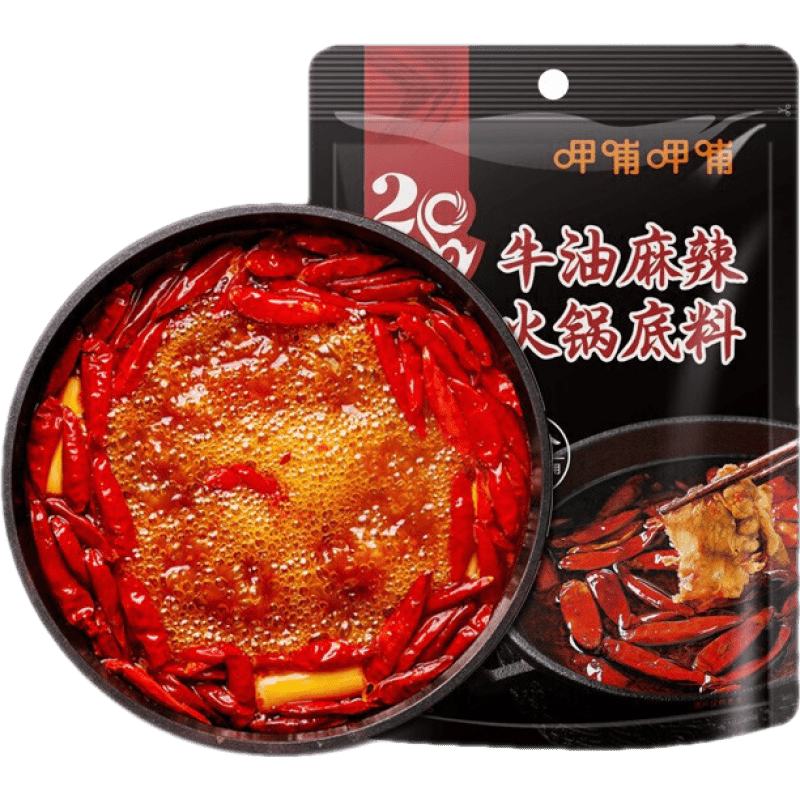 plus会员:呷哺呷哺火锅底料 多口味任选4件牛油底料 150g 14.76元（合3.69元/件