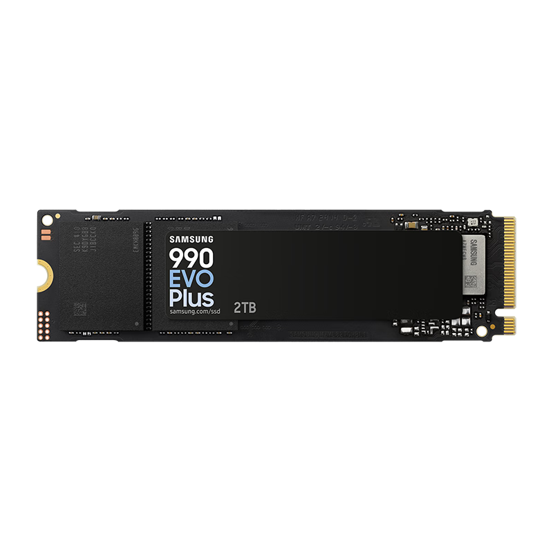 微信小程序：SAMSUNG 三星 990 EVO Plus NVMe M.2 固态硬盘 2TB（PCI-E 5.0） 829元包邮