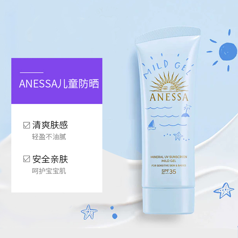 88VIP：ANESSA 安热沙 防晒乳霜蓝管 90ml 57.6元（需用券，返7元购物金后）