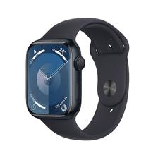 限地区：Apple 苹果 Watch Series 9 智能手表 GPS款 45mm 午夜色 橡胶表带 2899元包