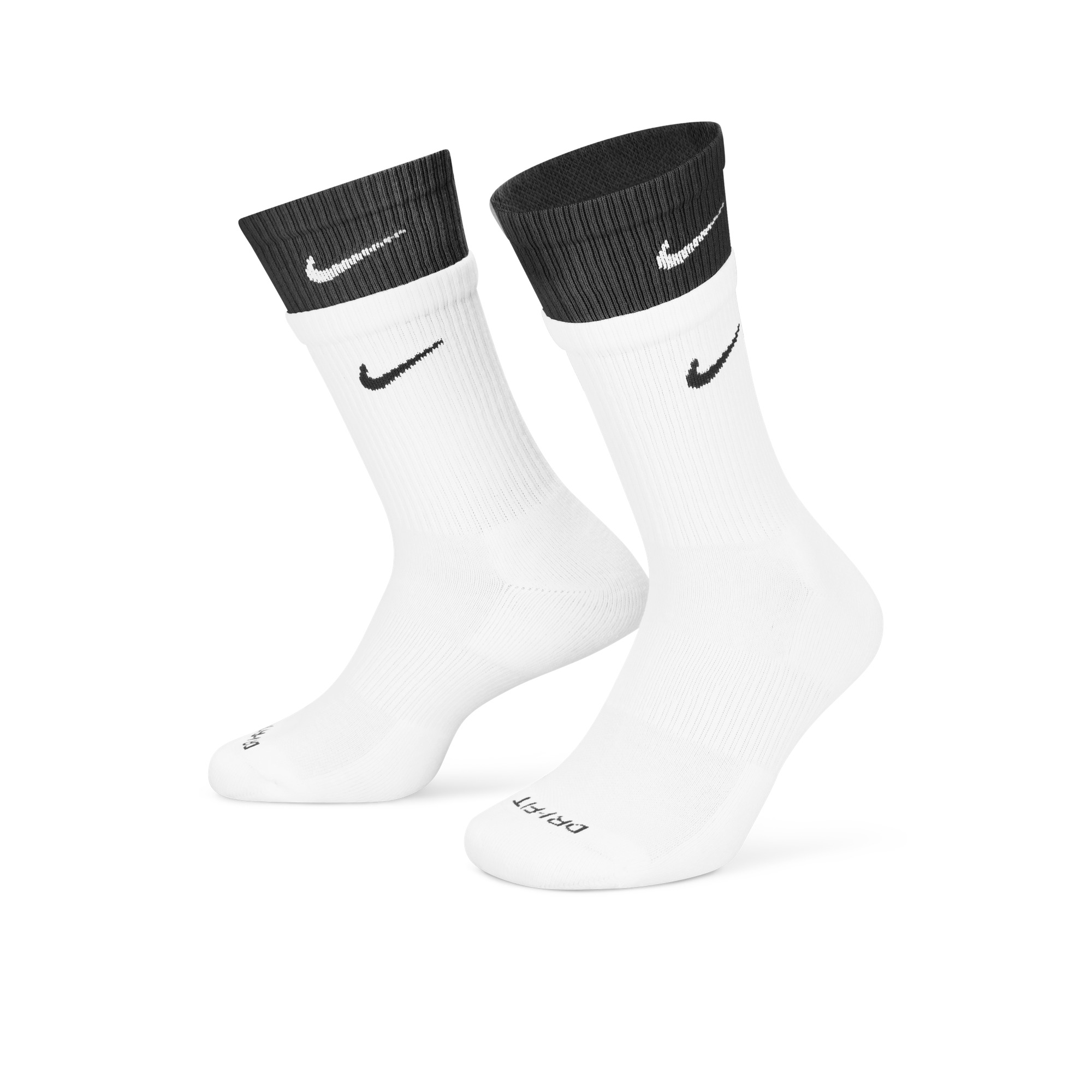 限尺码：NIKE 耐克 EVERYDAY PLUS CUSHIONED 男女款高筒运动袜 DD2795-104 19元包邮（