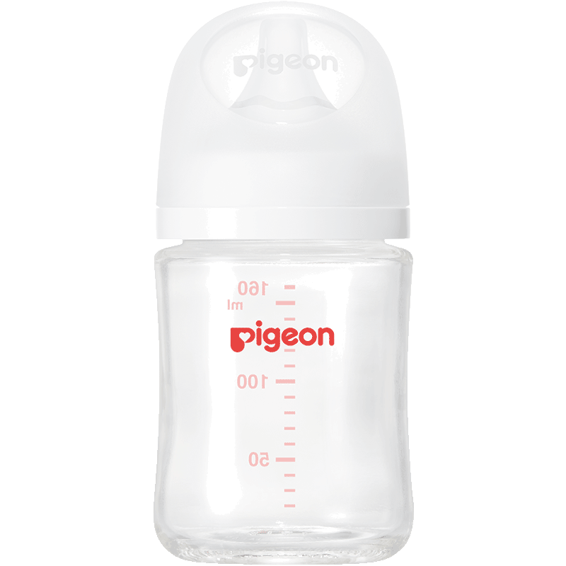 双11狂欢：贝亲 Pigeon 新生婴儿 防胀气宽口径玻璃奶瓶 160ml AA186 S号 1个月+ 64