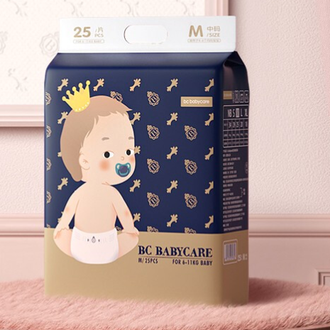 babycare bc babycare纸尿裤宝超薄透气尿不湿皇室狮子王国系列迷你包纸尿片独 -