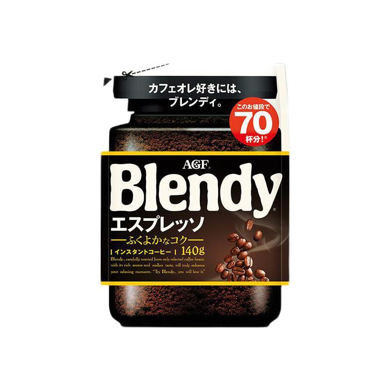 AGF Blendy 意式浓缩速溶黑咖啡 140g 31.25元