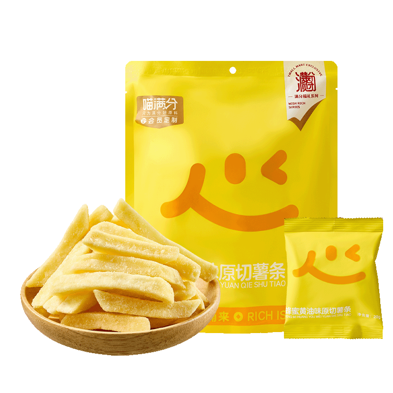 喵满分 蜂蜜黄油味薯条160g*3件 ￥18.9