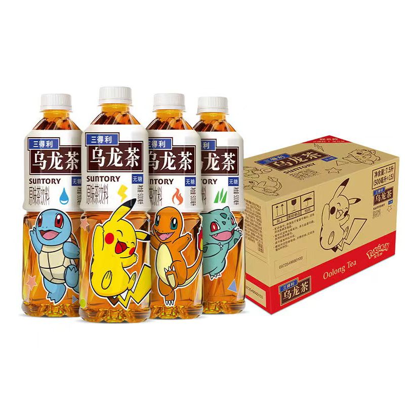 SUNTORY 三得利 无糖乌龙茶500ml*15瓶整箱0脂肪 新老随机发 29.9元