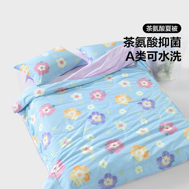 BLISS 百丽丝 A类可水洗茶氨酸抗菌夏凉被 150cm×200cm 37.4元（需用券）