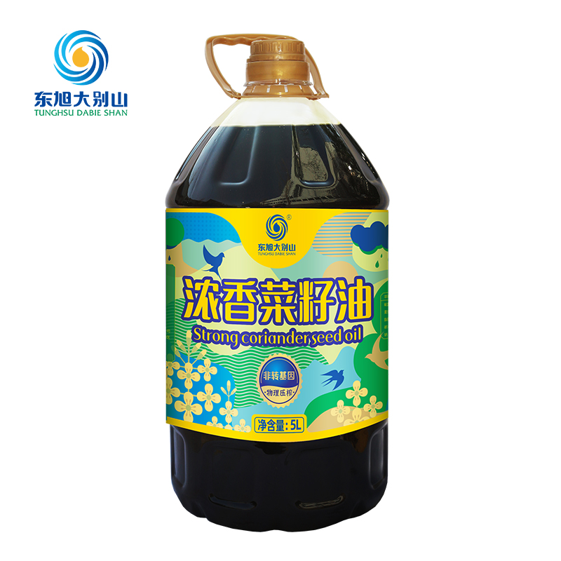 东旭大别山 浓香菜籽油5L压榨食用油家用植物油新鲜日期批发 49.9元（需用