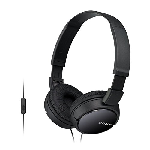 SONY 索尼 MDR-ZX110AP 耳罩式头戴式有线耳机 黑色 119元