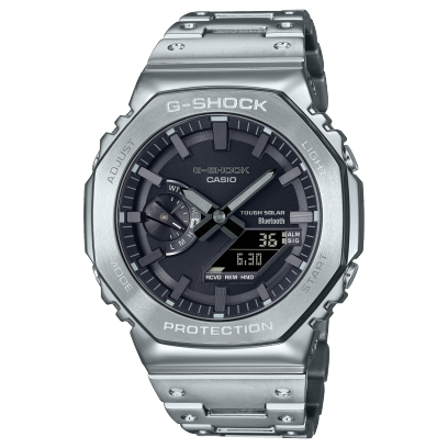 CASIO 卡西欧 G-SHOCK 金属进化系列 44.4毫米太阳能腕表 GM-B2100D-1A 3680元（需用