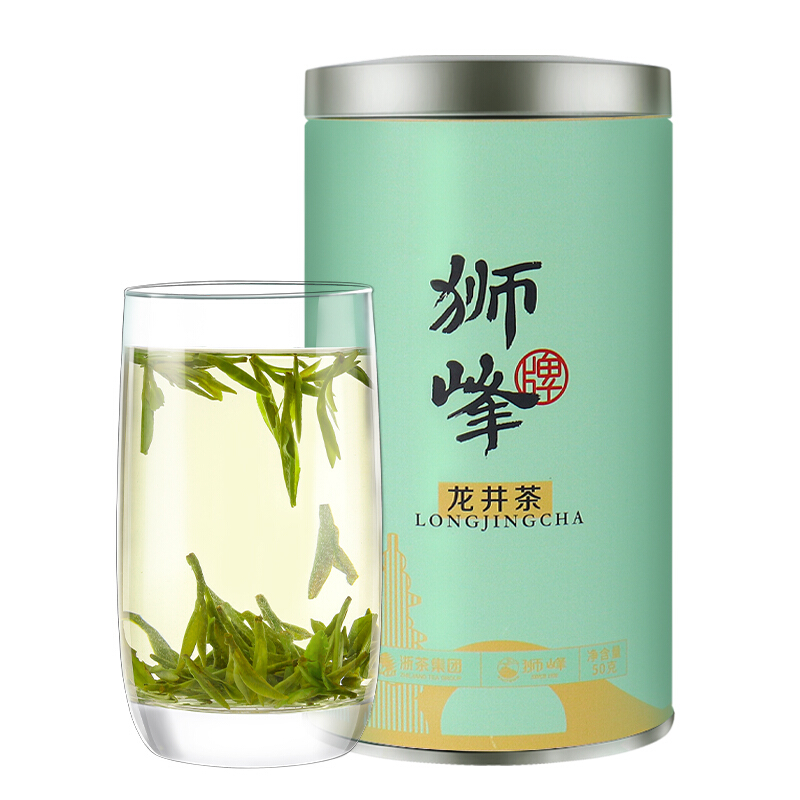 狮峰 一级 明前龙井茶 50g 31.55元（需买2件，需用券）