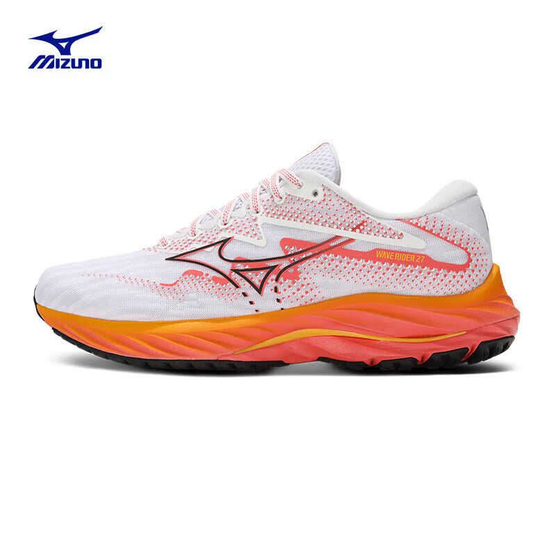 Mizuno 美津浓 男女运动跑鞋 缓震耐磨透气跑步鞋 WAVE RIDER 27 591.1元（需用券