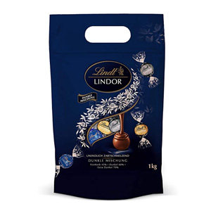 【含税直邮】Lindt 瑞士莲 混合黑巧克力球1000g 80颗