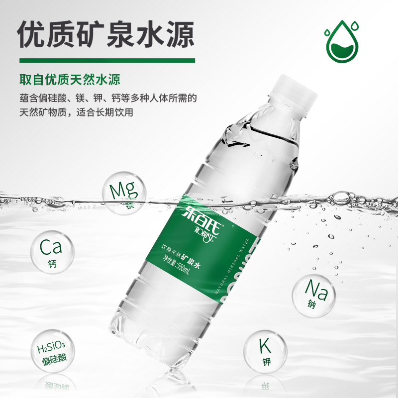 88VIP：Robust 乐百氏 天然矿泉水 550ML*24瓶 20.08元（需买3件，共60.23元）