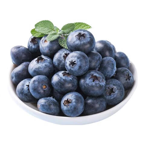 云南蓝莓特大果100-125g/盒*6盒 单果15mm+ 25.9元（需用券）