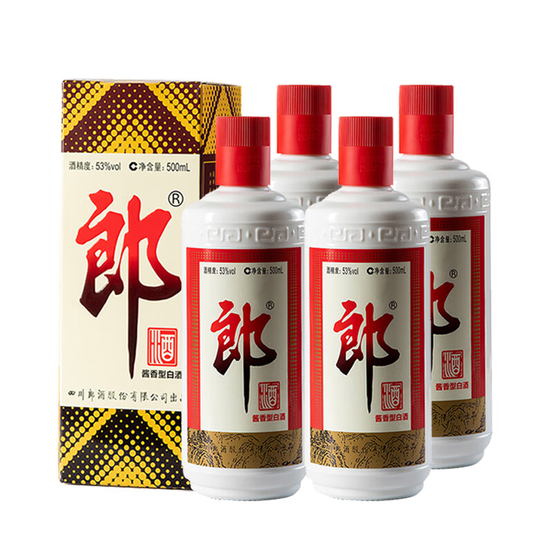 puls会员：郎酒 普郎 酱香53度 500mL*4瓶 713.01元（需领券）