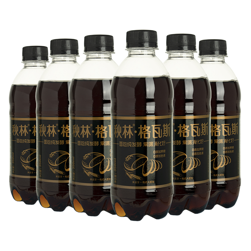 秋林·格瓦斯 黑格瓦斯 350ml*6瓶 18.9元包邮（需用券）