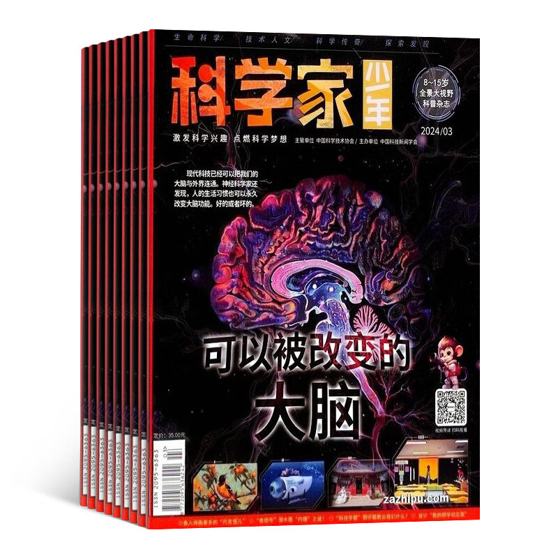 《科学家少年杂志》（2024年1-12月、全年订阅共12期） 140.53元包邮（双重优