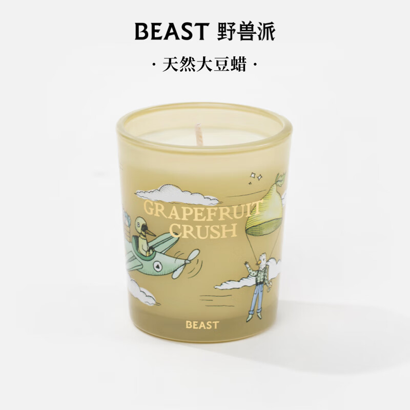 THE BEAST 野兽派 Jungle午后青柚香薰蜡烛礼盒香薰室内新婚礼物生日礼物新年