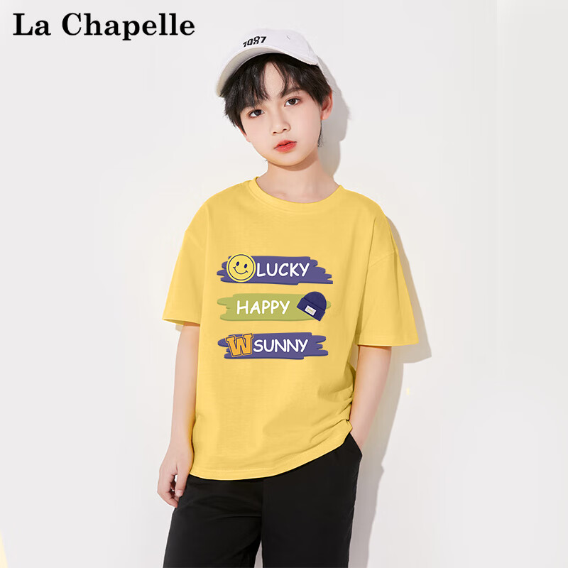 LA CHAPELLE MINI 拉夏贝尔 男女童短袖t恤 17.4元（需买2件，需用券）