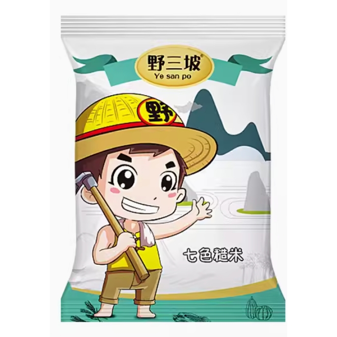 野三坡 低脂粗粮七色糙米 500g 3.9元包邮（需用券，可用签到红包）