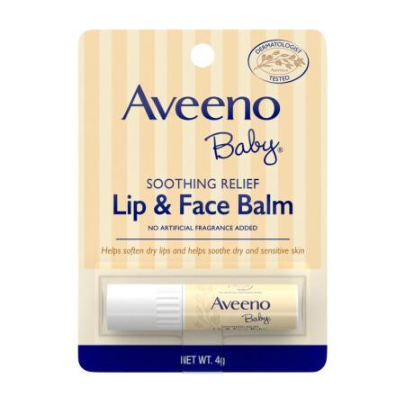 Aveeno 艾惟诺 艾维诺儿童润唇膏宝滋润棒婴儿秋冬保湿滋润防干裂多效修护4g