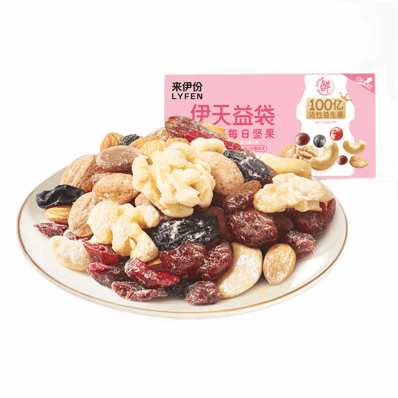 plus会员：来伊份 益生菌每日坚果750g 37.91元（需用劵）