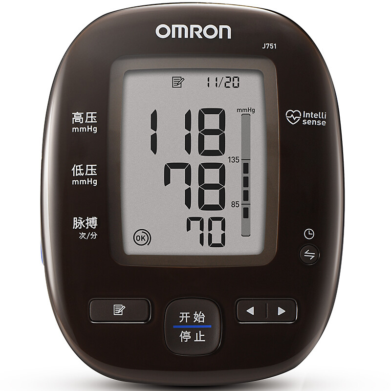 国补7折、限地区：欧姆龙 OMRON J751 上臂式血压计 320.6元（需用券）