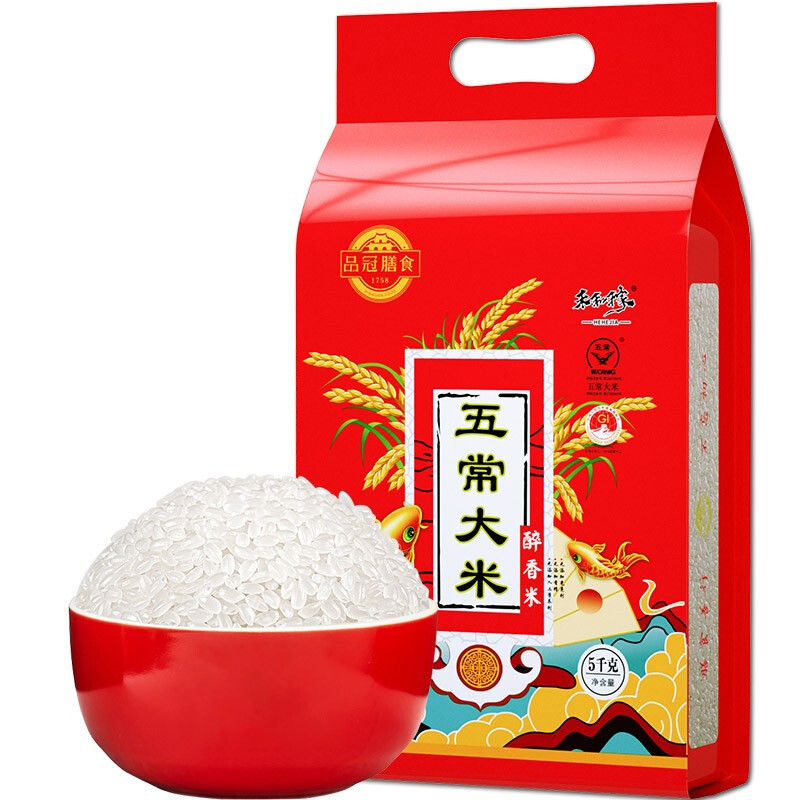 品冠膳食 五常大米 醉香米 5kg 41.9元