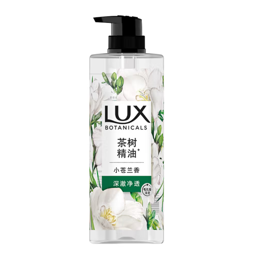 PLUS会员！LUX 力士 植萃精油香氛沐浴露 小苍兰香 750g ￥24.46