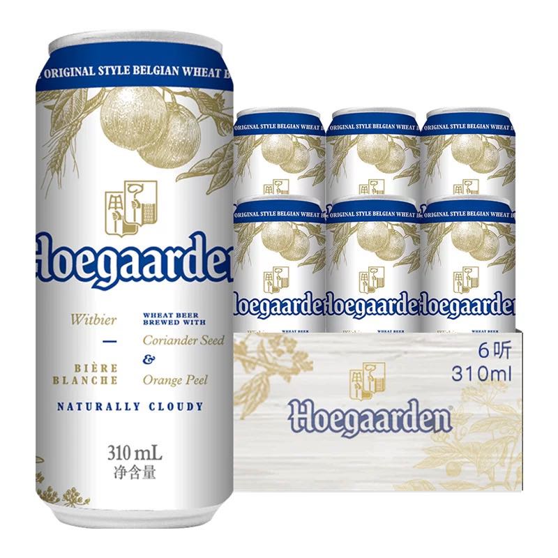 临期品：Hoegaarden 福佳 小麦啤酒310ml*12听 39元（需用券）