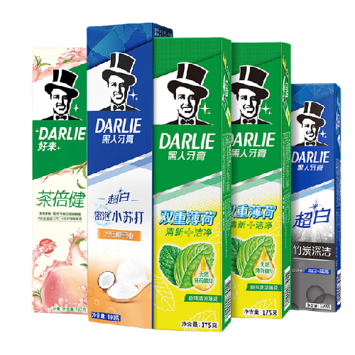 DARLIE 好来 原黑人 果味组合装牙膏820g 护牙亮白 清新口气 去烟渍去牙渍 47.01