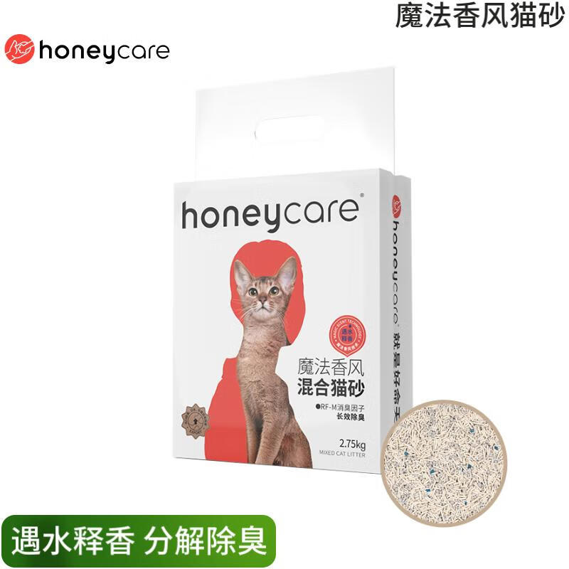 HONEYCARE 好命天生 魔法香风 混合猫砂 2.75kg 豆腐猫砂 23.9元（需用券）