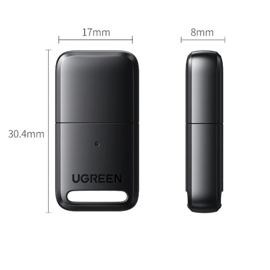 UGREEN 绿联 5.3蓝牙适配器 USB发射器 39.9元