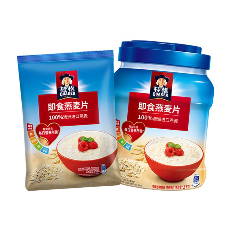 QUAKER 桂格 即食燕麦片 2kg 27.3元（需用券）