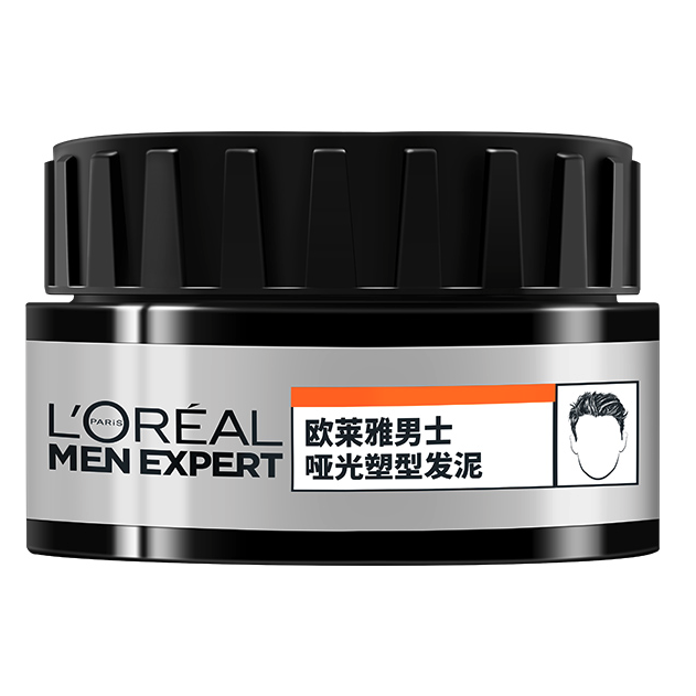 L'OREAL PARIS 男士哑光塑型发泥 70g 22元（需买3件，需用券）