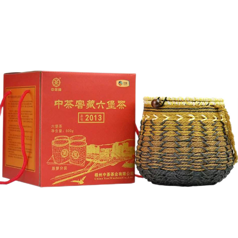 中茶牌茶叶 广西梧州六堡茶2023年 单盒装 500克 * 1盒 138.2元（需领券）