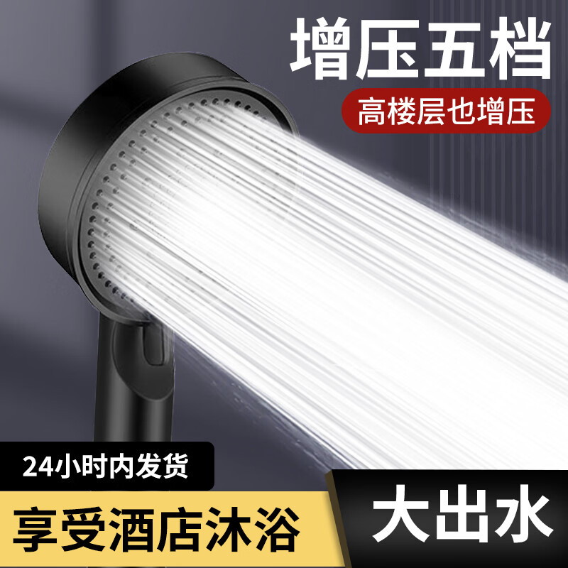 京东微信小程序、plus会员：壹品印象 增压淋浴花洒喷头 1.06元包邮