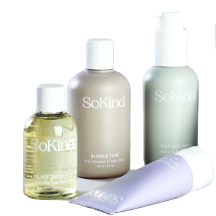 SoKind 婴儿护肤套装 （香波150ml+保湿乳125ml+润肤油75ml+屁屁霜50ml) 699元（需用