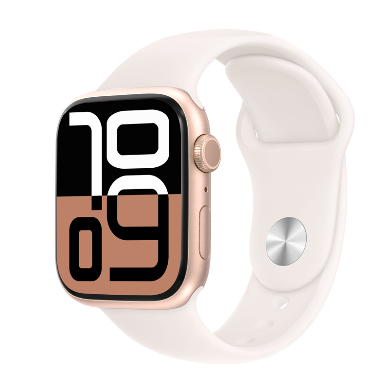 Apple 苹果 Watch Series 10 智能手表 42mm 铝金属 蜂窝款 3499元