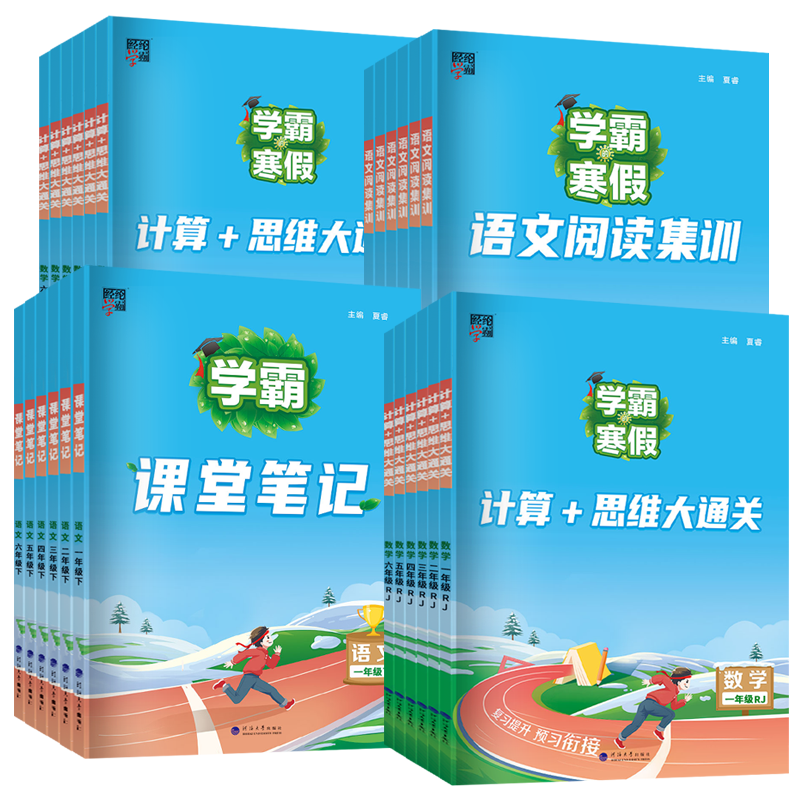 《学霸寒假·语文阅读集训》（2024版、年级任选） 6.6元包邮（需用券）