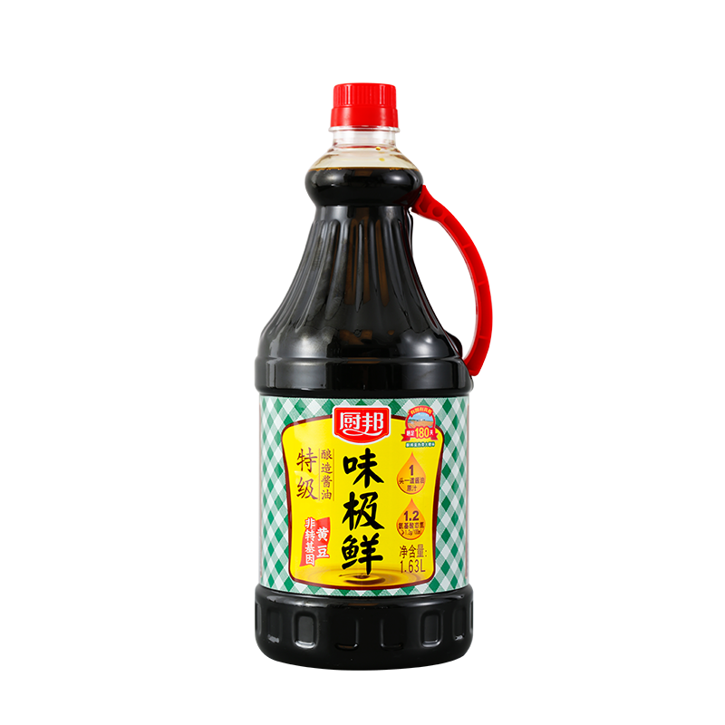 需首购，plus会员：厨邦酱油 味极鲜酱油 生抽【特级黄豆酱油】1.63L 10.92元