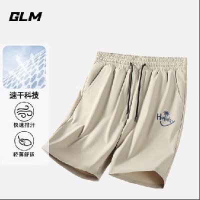 GLM 男士冰丝短裤*2+冰丝短袖*4 36.68元/2件（合18.34元/件+凑单品61.12元/4件）