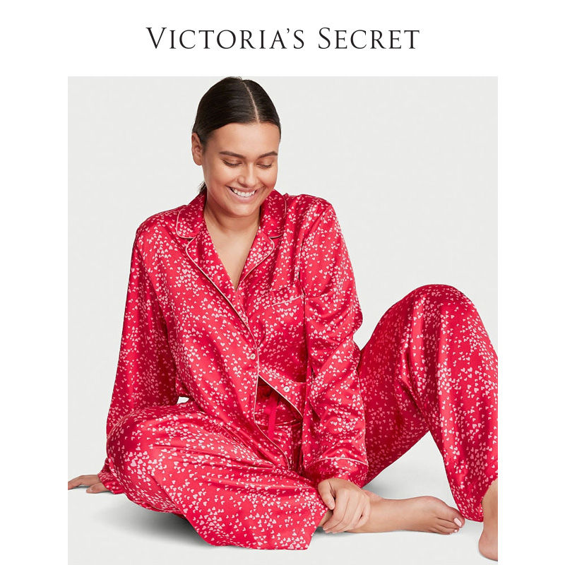 VICTORIA'S SECRET 女士缎面宽松家居服套装 249.99元包邮（双重优惠）