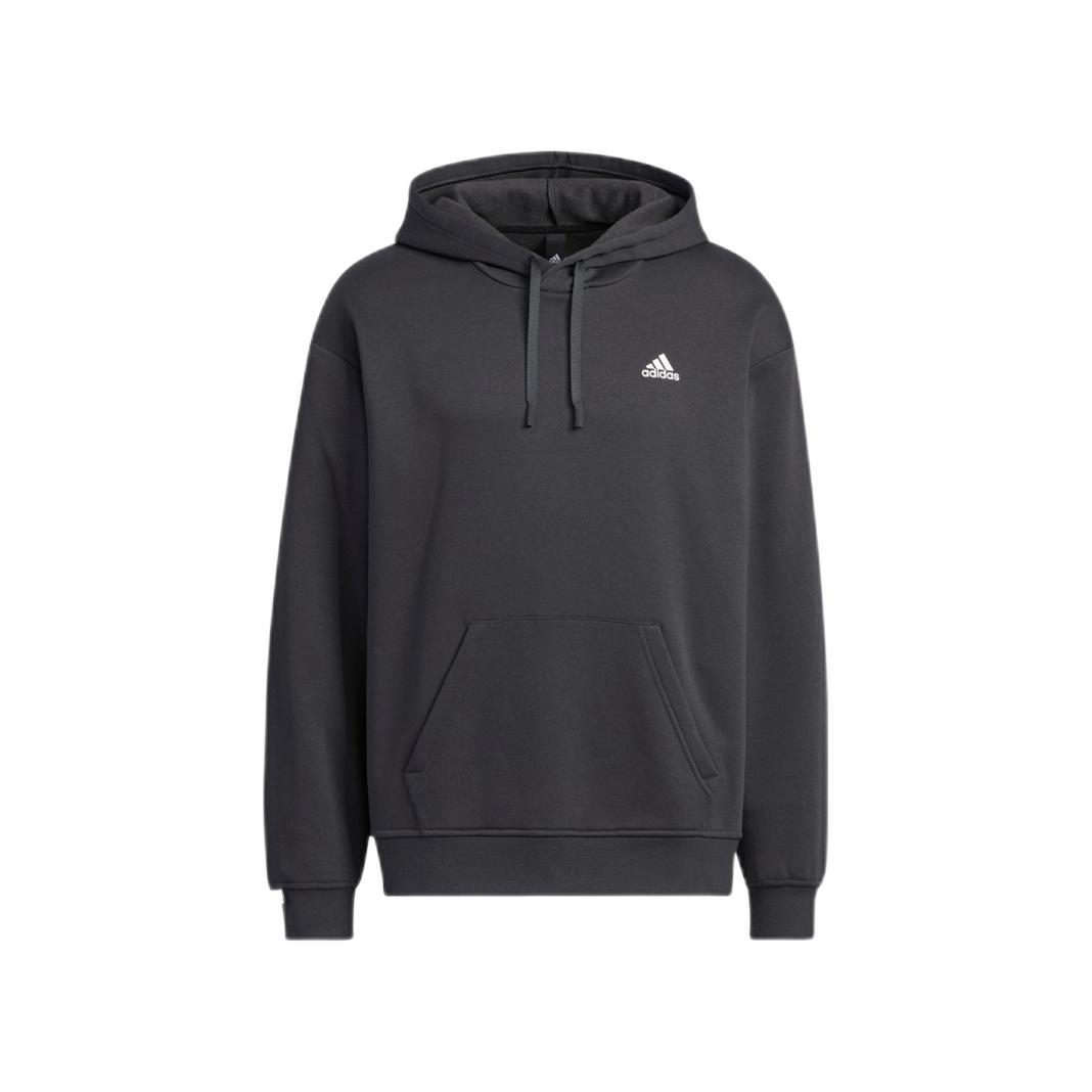 寒潮来了：adidas 阿迪达斯 Label Hoodie 中性运动卫衣 IB2731 碳黑 M 153元（需用