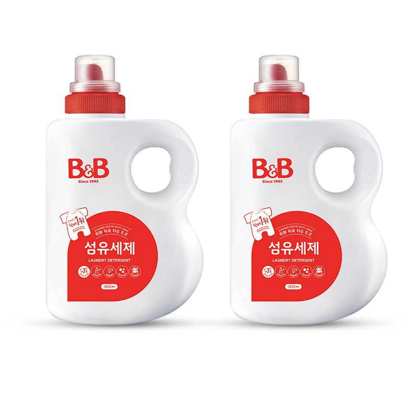 B&B保宁宝宝洗衣液1800ml*2瓶 券后78.4元